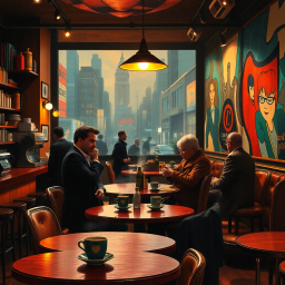 Café Conspiracy - Text-based game