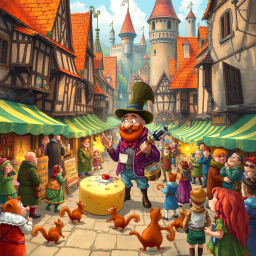 Medieval Mad Science Mayhem - Text-based game