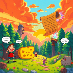 Chronicles of the Clueless: Whose Quest Is It Anyway? - Text-based game