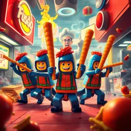 The Fishstick Crusaders - Text-based game