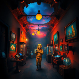 Lost in the Museum of Oddities - Text-based game