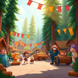 Log Jam: Whose Logs Are These Anyway? - Text-based game
