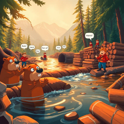 Log Jam: The Great Timber Disaster - Text-based game