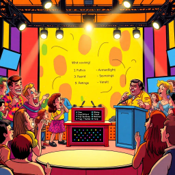 Whose Line Is It Anyway: The Reality Show Showdown - Text-based game