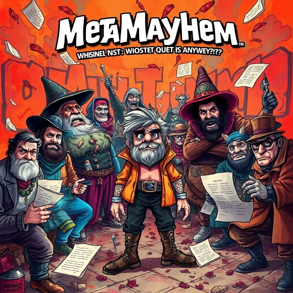 MetaMayhem: Whose Quest Is It Anyway?