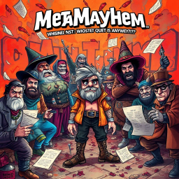 MetaMayhem: Whose Quest Is It Anyway? - Text-based game