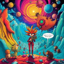 Spectrum Wars: Which Dimension is It Anyway? - Text-based game