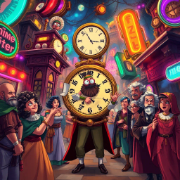 ChronoClash: Whose Time Is It Anyway? - Text-based game