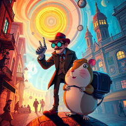 Chronochums: Hello, Who's There? - Text-based game