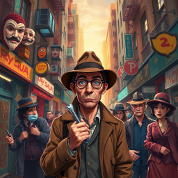 Whose Face Is This, Anyway? - Text-based game