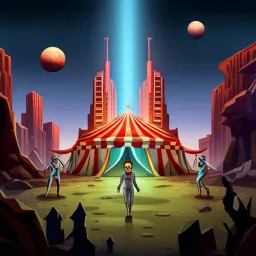 Quantum Circus - Text-based game