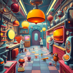 Labyrinth of Whose Lab Is It Anyway? - Text-based game