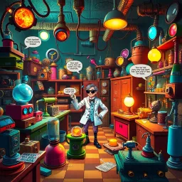 Whose Lab Is It Anyway? - Text-based game