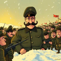 Operation Mustache: The Battle for Stalingrad - Text-based game