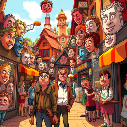 Whose Face is This, Anyway? - Text-based game
