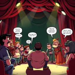 Whose Plotline Is It Anyway? - Text-based game