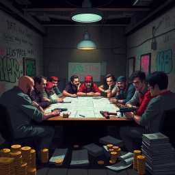 Squad Goals: The Heist Edition - Text-based game