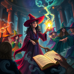 Shadowplay: Who's Witchcraft Is It Anyway? - Text-based game