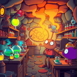 Lab Rascals: Who's the Genius Now? - Text-based game