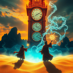 Magic on the Clock - Text-based game