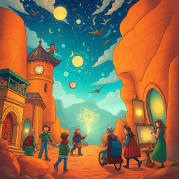 ChronoChums: Who's There? - Text-based game