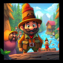 Log Jam: Whose Logs Are These, Anyway? - Text-based game