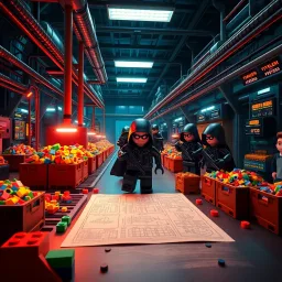 The Lego Factory Heist - Text-based game
