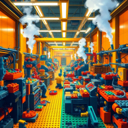 Lego Factory Rush - Text-based game