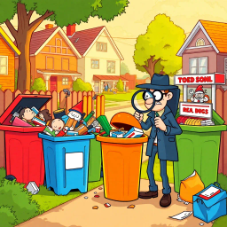 Whose Bin Is It Anyway? - Text-based game
