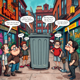 Whose Bin Is It Anyway? - Text-based game