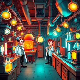 Lab Rascals: Whose Lab Is It Anyway? - Text-based game