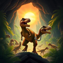 Dino-Might: Evolution Rebellion - Text-based game