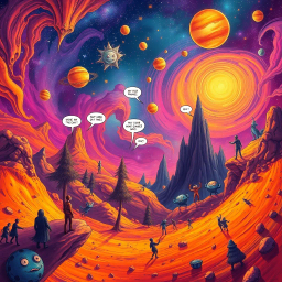 Whose Cosmos is it, Anyway? - Text-based game