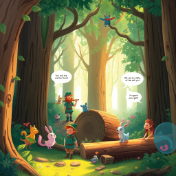 Log Jam: Whose Logs Are These Anyway? - Text-based game