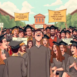 Commencement Chaos: The AI Debate - Text-based game
