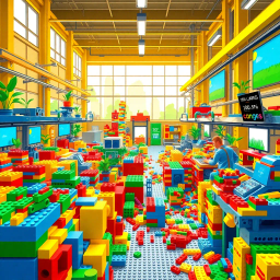 Lego Factory Frenzy - Text-based game