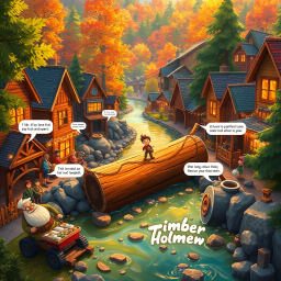 Logjam Chronicles: Whose Logs Are These, Anyway? - Text-based game