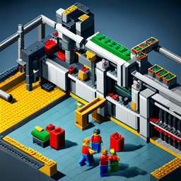 Lego Factory Frenzy - Text-based game