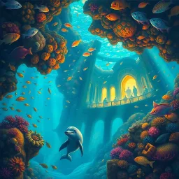 Shark Society: The Underwater Coup - Text-based game