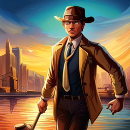 The Time Traveling Detective - Text-based game