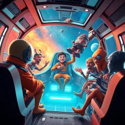 Pilot's Folly: Zero G Shenanigans - Text-based game