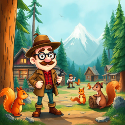 Whose Logs Are These, Anyway? - Text-based game
