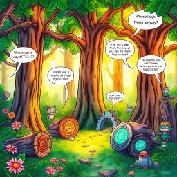 Whose Logs Are These, Anyway? - Text-based game