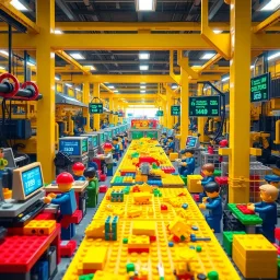 Lego Factory Frenzy - Text-based game