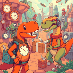 Chrono-Courier: The Time-Defying Delivery - Text-based game