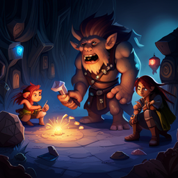 Mine Quest: Troll Troubles - Text-based game