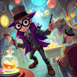 Chrono-Caper: Whose Time Is It Anyway? - Text-based game