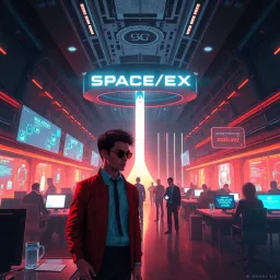 Launch Day: The Musk Conspiracy - Text-based game