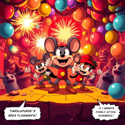 Don't Piss off Mackey Mouse: A Retsupurae Adventure - Text-based game