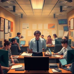 Managerial Odyssey - Text-based game